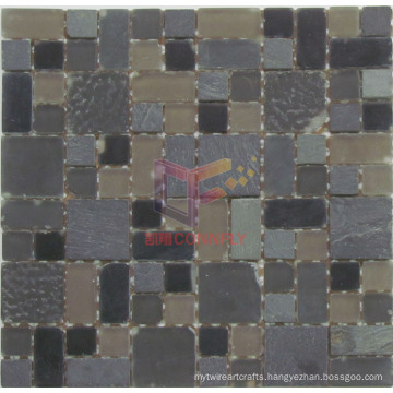 Mixed Size Dark Color System Mosaics (CS053)